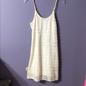Cute cream white lace dress